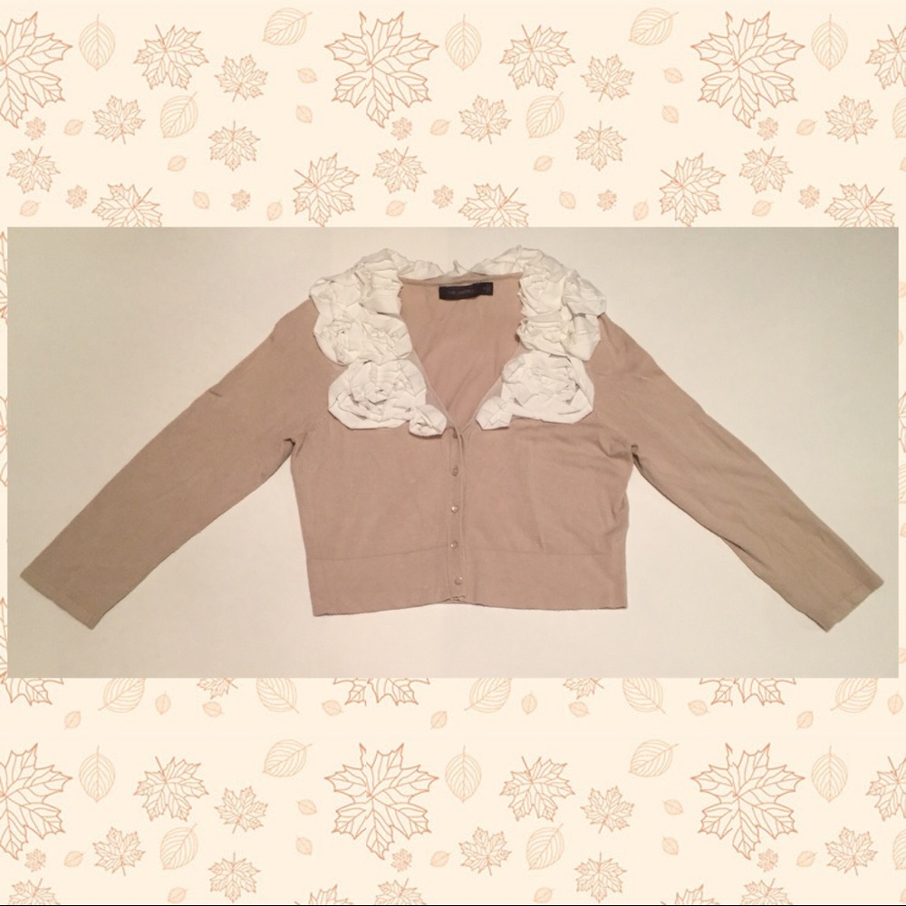 Neutral Roset Cardigan